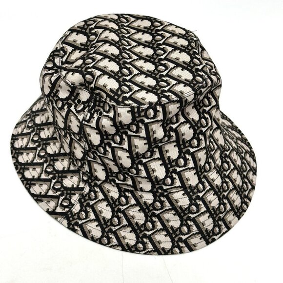 Dior Trotter bucket hat bob hat Nylon Gray x Black main image 10